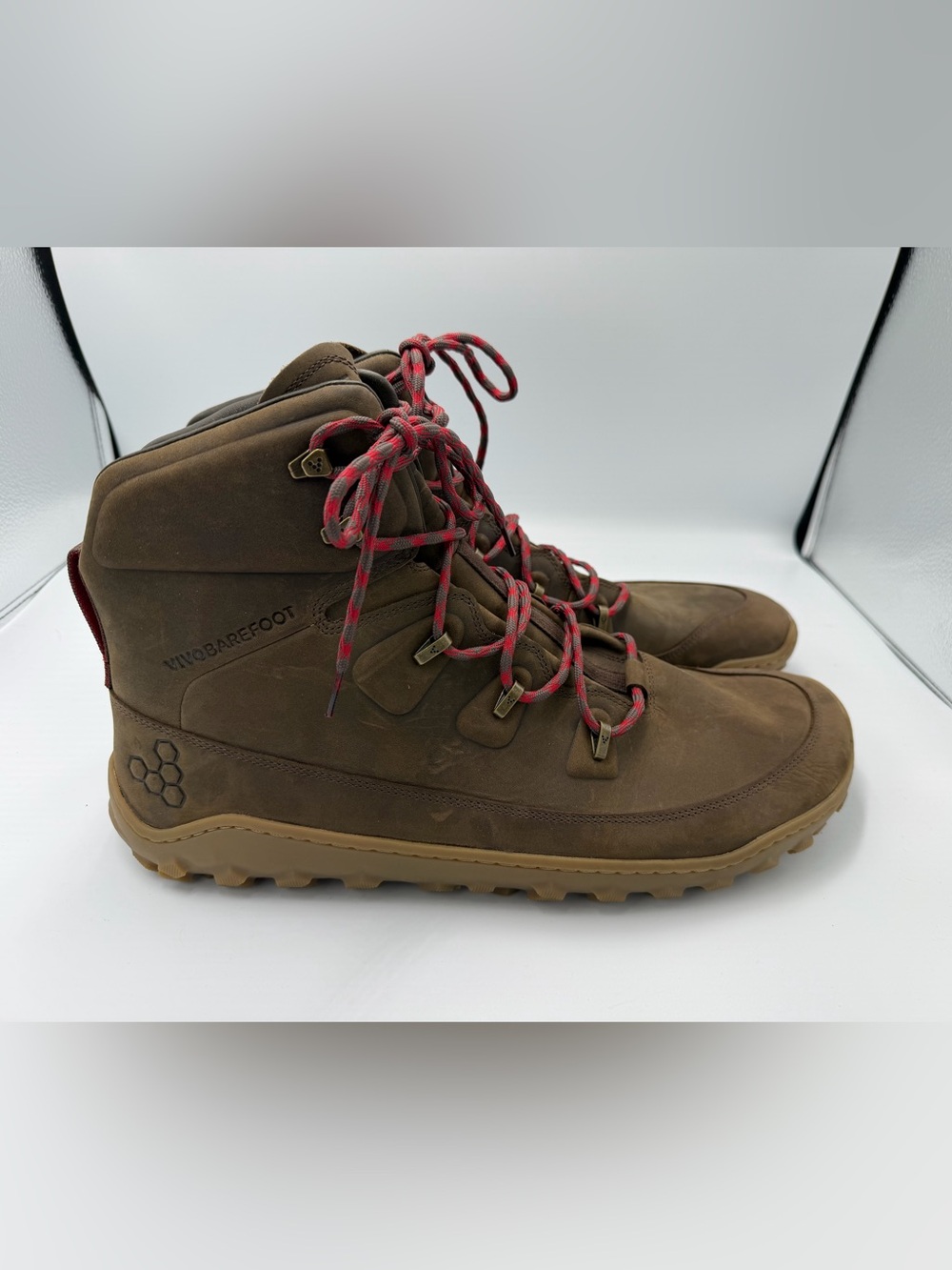 Vivobarefoot Tracker Leather AT II Men's Bracken Boots Size 49 (15)